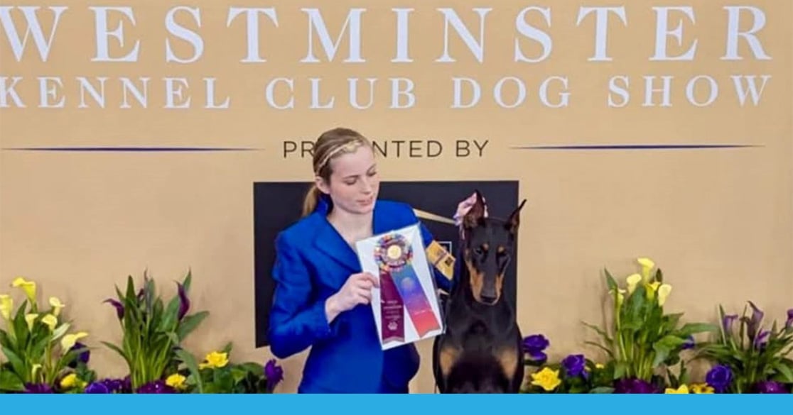 Florida Virtual School dog handling student champion Florida Virtual School dog handling student champion