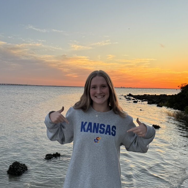 Florida Virtual School student Aubrey Tuthill heading to University of Kansas for swimming.