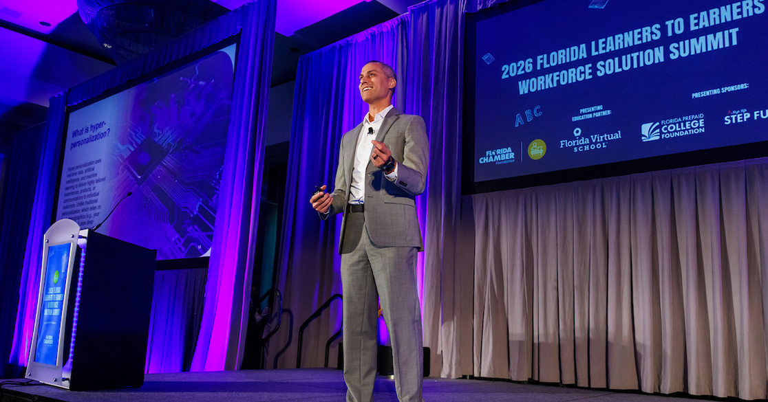 FLVS Leader Highlights Impact of AI on Future of Workforce at Statewide Summit Florida Virtual School’s Sam Verghese discusses the role of education in a changing workforce during a statewide summit June 23 in Tampa.