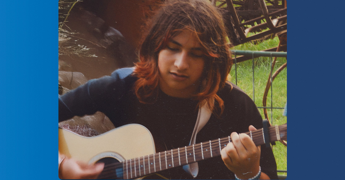 How Online Learning Is Helping a Young Musician Pursue His Drea Xander Zambrano of FLVS Full Time plays the guitar.