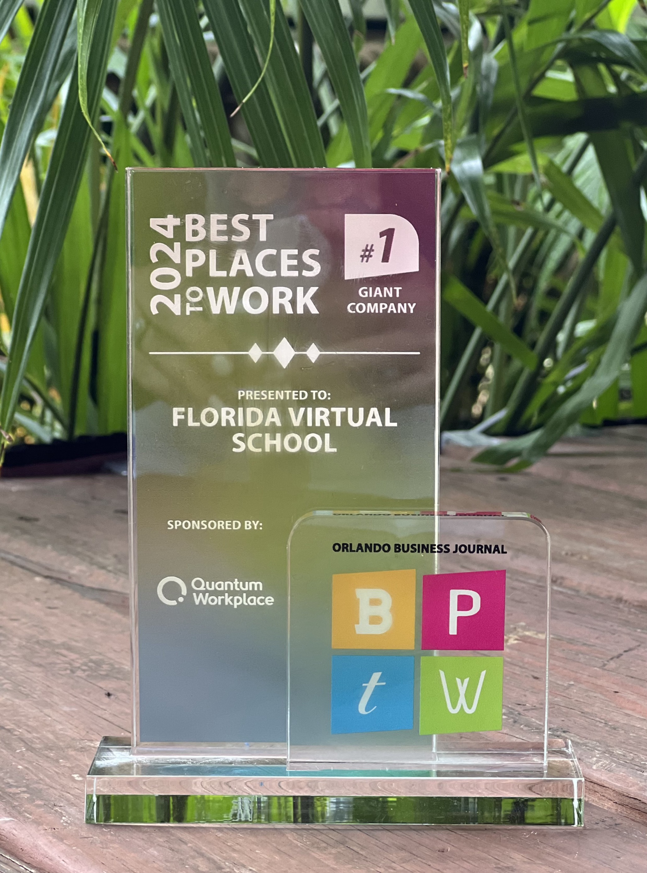 Orlando Business Journal Best Places to Work Florida Virtual School